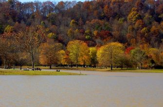Beech Fork Lake and State Park near Huntington, West Virginia