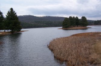 Lake Sherwood in the Monongahela National Forest, West Virginia