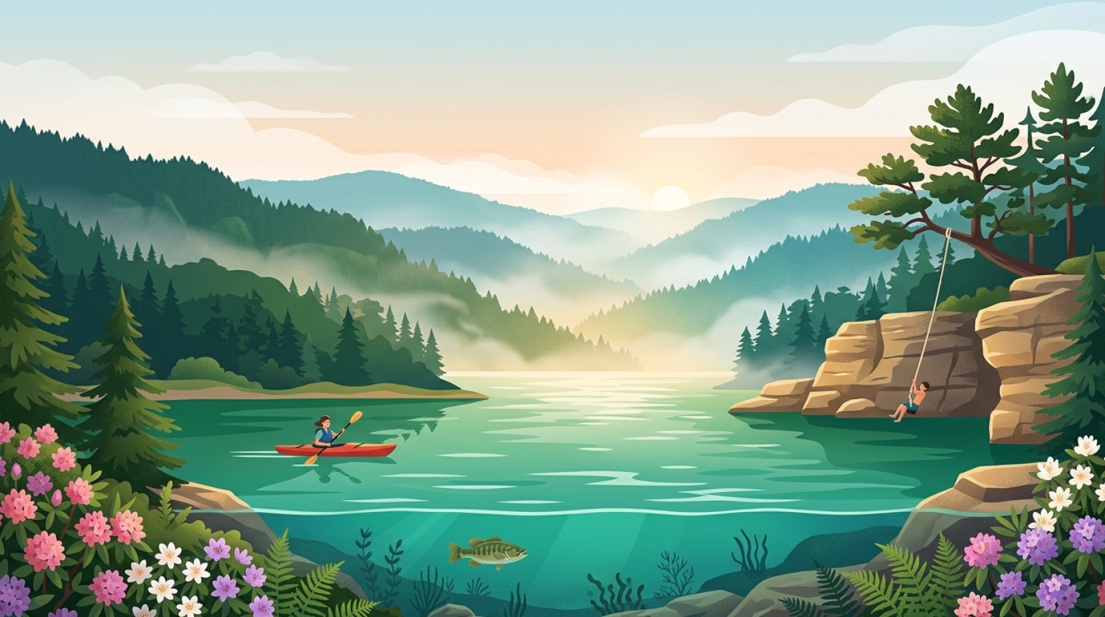 West Virginia lakes header