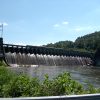 Cheat Lake dam near Morgantown, West Virginia