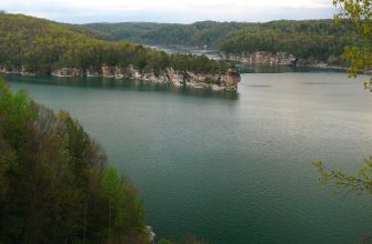 Summersville Lake near Charleston, West Virginia